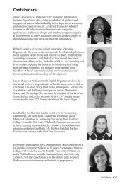 Contributors - Center for Teaching and Learning - LaGuardia ...