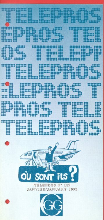 TELEPROS No 119 JANVIER/JANUARY 1993 François Levy ... - Free