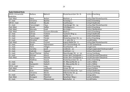 Liste impfbereiter Ärzte Thüringen - Antenne Thüringen