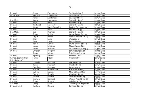 Liste impfbereiter Ärzte Thüringen - Antenne Thüringen