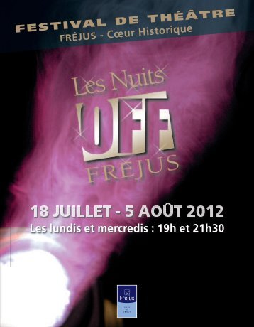 Programme des Nuits Off 2012 - Fréjus