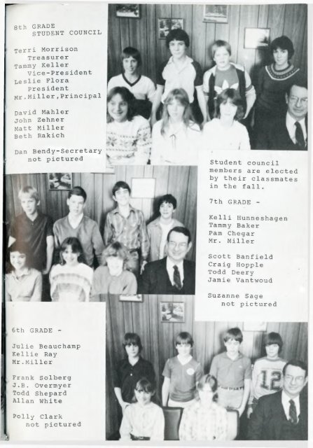 Culver Elementary - Jr High yearbook 1982-1