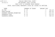 LIST S-Z DALLAS MUNICIPAL COURT 06/24/13 ... - City of Dallas