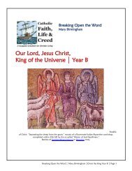 Our Lord, Jesus Christ, King of the Universe Year B - TeamRCIA