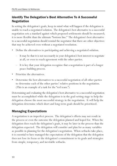 The International Negotiations Handbook - Baker & McKenzie