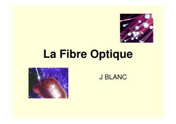 diaporama "Fibre optique"