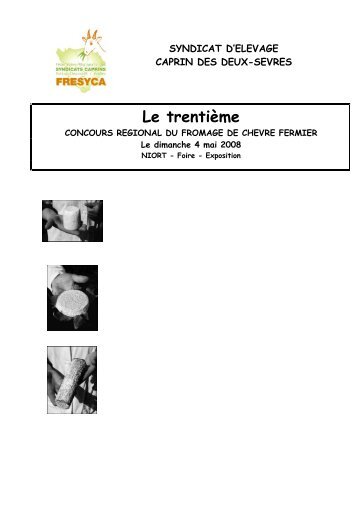 Les résultats complet du concours de fromages fermiers ... - La chèvre