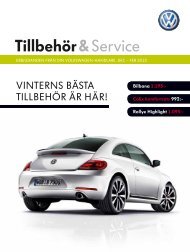 Tillbehör & Service - Volkswagen Stockholm