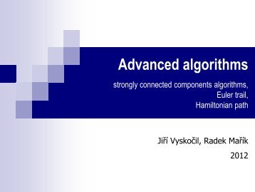 Kosaraju-Sharir Algorithm