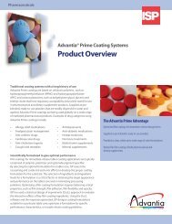 Advantia Prime Coating Systems Product Overview