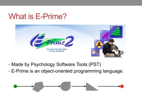 E-Prime software: