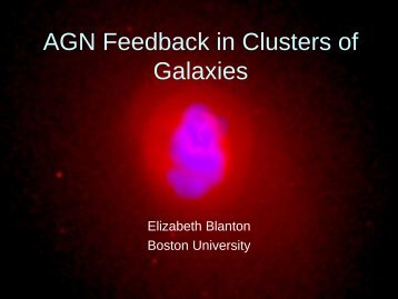 AGN Feedback in Clusters of Galaxies - Chandra X-Ray ...