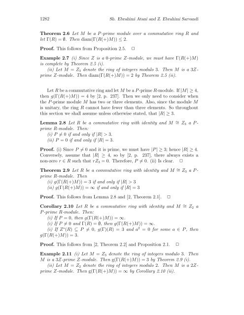 Zero-Divisor Graphs of Idealizations with Respect to Prime Modules ...