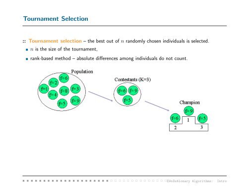 Evolutionary Algorithms: Introduction Jiˇr´ı Kubal´ık Department of ...