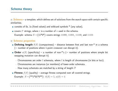 Evolutionary Algorithms: Introduction Jiˇr´ı Kubal´ık Department of ...