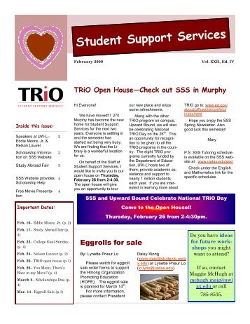 Feb 09 Newsletter - University of Wisconsin La Crosse