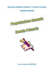 Direzione Didattica Statale 1° Circolo Ferentino “GIANNI RODARI”