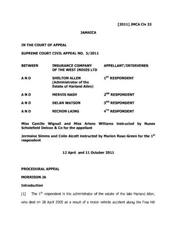 I.C.W.I. Ltd. v Allen (Shelton) et al.pdf - The Court of Appeal