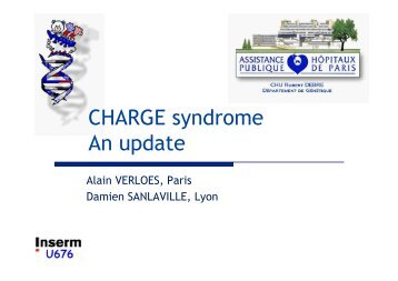 CHARGE syndrome An update - Istituti