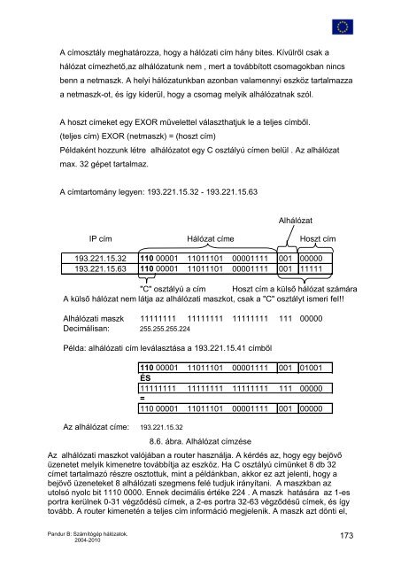 Internet, letölthető .pdf - E-oktat