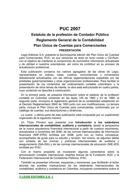 PUC para comerciantes - Proinservicios