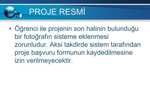 Başvuru formu doldurulurken dikkat edilmesi gereken hususlar