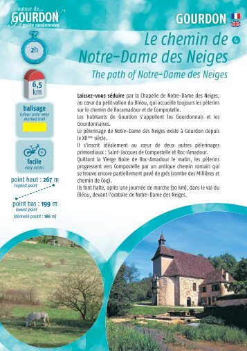 N°4 - Le Chemin de Notre-Dame des Neiges - Gourdon - L'office du ...