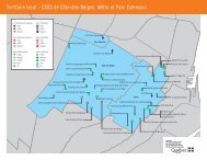 Territoire local - CSSS de Côte-des-Neiges, Métro et Parc Extension