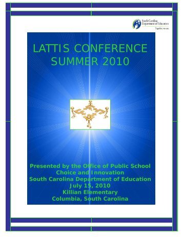 2010 LATTIS Conference Program - South Carolina Department of ...