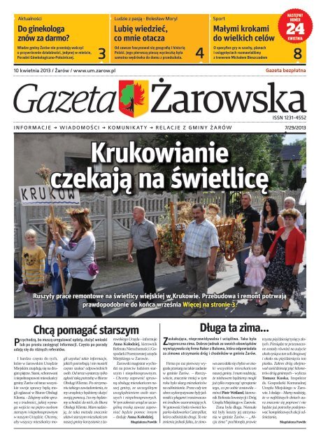 Gazeta Żarowska Nr 7/2013 - Gmina