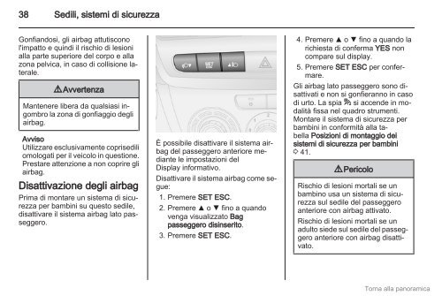 Manuale - Opel