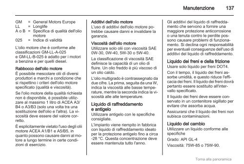Manuale (09.5) - Opel