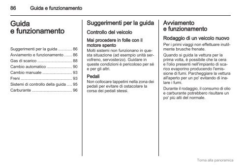 Manuale (09.5) - Opel