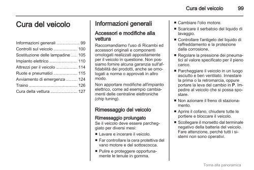 Manuale (09.5) - Opel