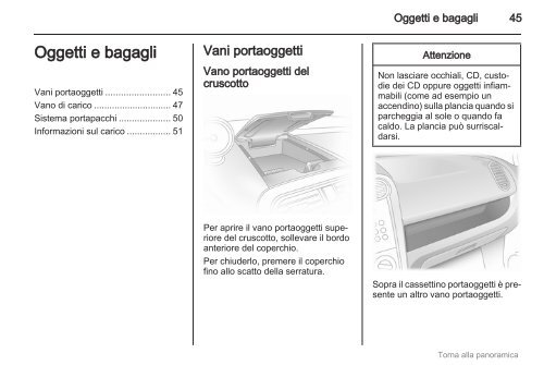 Manuale - Opel