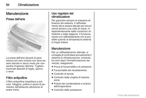 Manuale - Opel