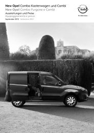 New Opel Combo Kastenwagen und Combi New Opel Combo ...