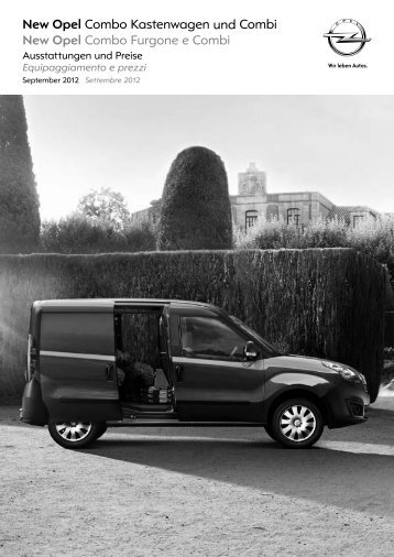 New Opel Combo Kastenwagen und Combi New Opel Combo ...