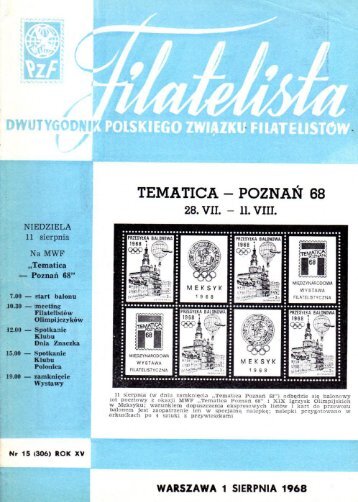 Filatelista 1968.15 - Zarząd Główny PZF