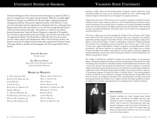 Spring 2013 Program - Valdosta State University