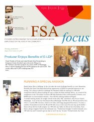 FSA Focus 1 - USDA Farm Service Agency