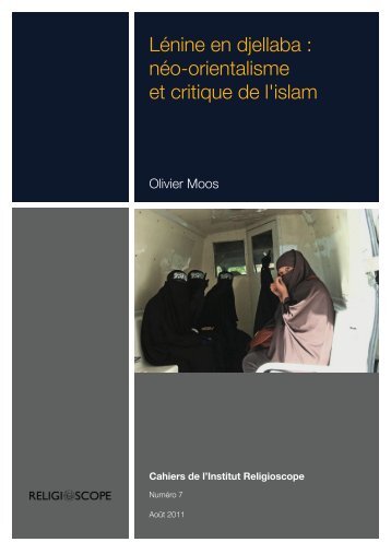 néo-orientalisme et critique de l'islam - Religioscope