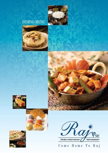 DINING MENU - Raj Restaurant