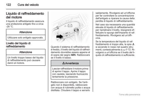 Download manuale - Opel