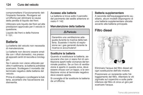 Download manuale - Opel