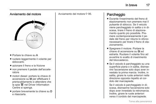 Download manuale - Opel