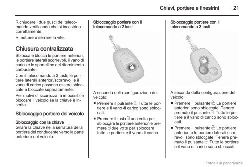 Download manuale - Opel