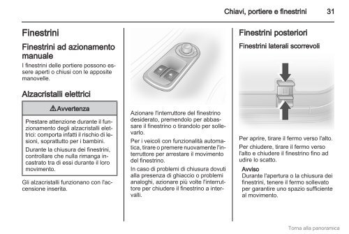 Download manuale - Opel