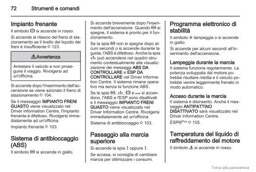 Download manuale - Opel