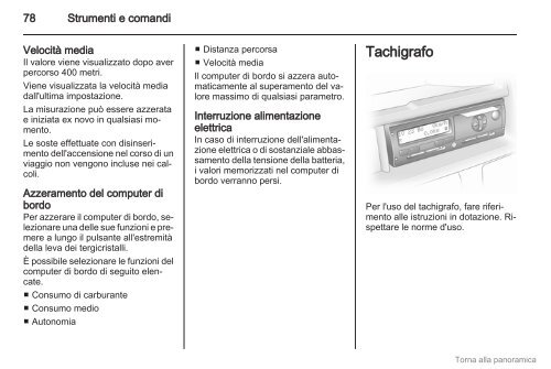 Download manuale - Opel